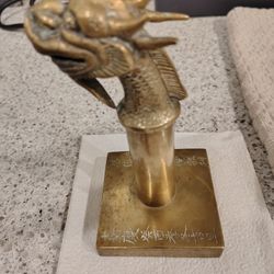 Vintage Bronze? Brass Chinese Dragon Chop/Stamp