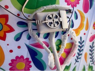Mini white Tory crossbody