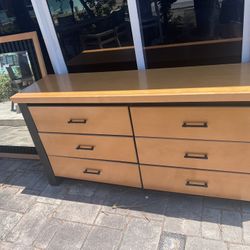 Dresser With Mirror And Nightstand 