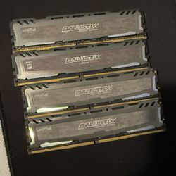 DDR4 ram 2400mhz 16gbs