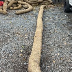 Straw Wattle 25 Ft. X 9 In. — Construction Site/Residential Erosion Control