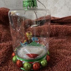 HANDMADE LEGO IRON MAN CHRISTMAS ORNAMENT NEW