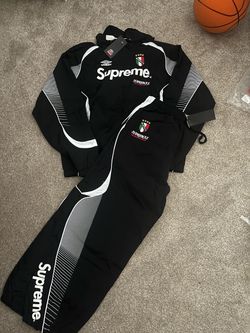 with tags and bags brand new limited edition Supreme x Umbro Track Suit Black limited with tags and bags