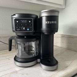 Keurig K-Duo Hot & Iced Single-Serve & Carafe Coffee Maker Black: Electric Drip Coffee Pot, 72 oz Capacity