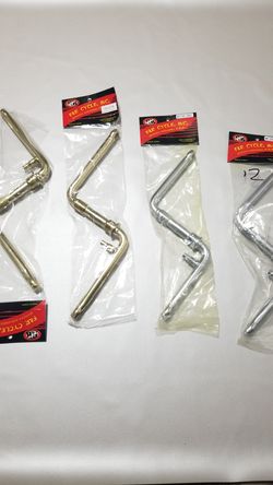 BRAND NEW 6 1/2 CRANKS CHROM& GOLD