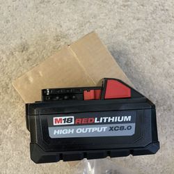 Milwaukeem18 8.0 High Output Battery 