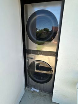 LG stack washer and dryer
