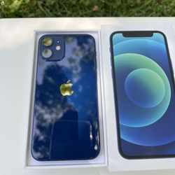 iPhone 12 Mini 128GB - Blue, 100% Functional (Face ID Issue)