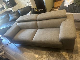 Gray Love Sofa Electric Recliner