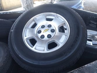 Six lug Chevy rims
