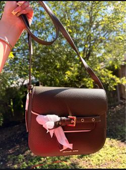 Michael Kors Emilia small pebbled leather crossbody bag