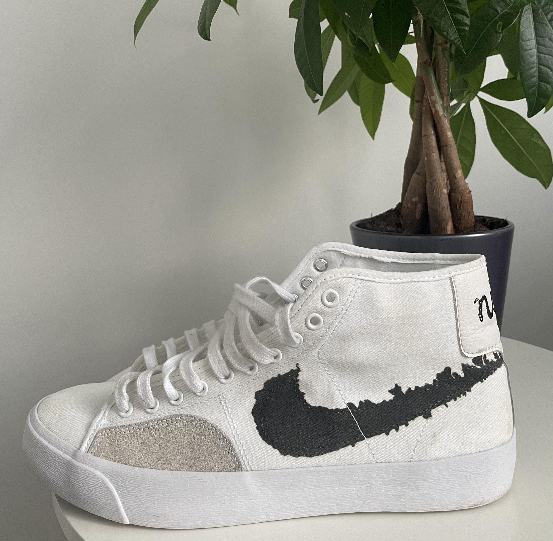 Nike SB Blazer Court Mid PRM White Cream | Men 9 