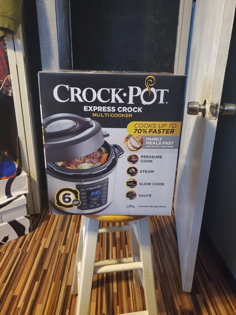 Brand new crock pot express multi cooker for Sale in Providence, RI -  OfferUp