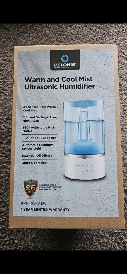 Warm And Cool Mist Ultrasonic Humidifier
