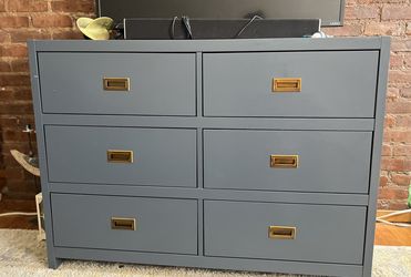 Vic + Rae 45Wide 6-Drawer Double Dresser In Graphite Blue for Sale in New York, NY - OfferUp Vic + Rae 45Wide 6-Drawer Double Dresser In Graphite Blue for Sale in New York, NY - OfferUp