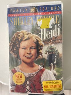 1998 Movie Heidi/Shirley Temple-Colorized Edition.