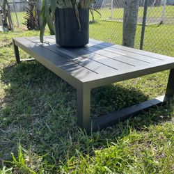 Aluminum Low Garden Patio Table $59 