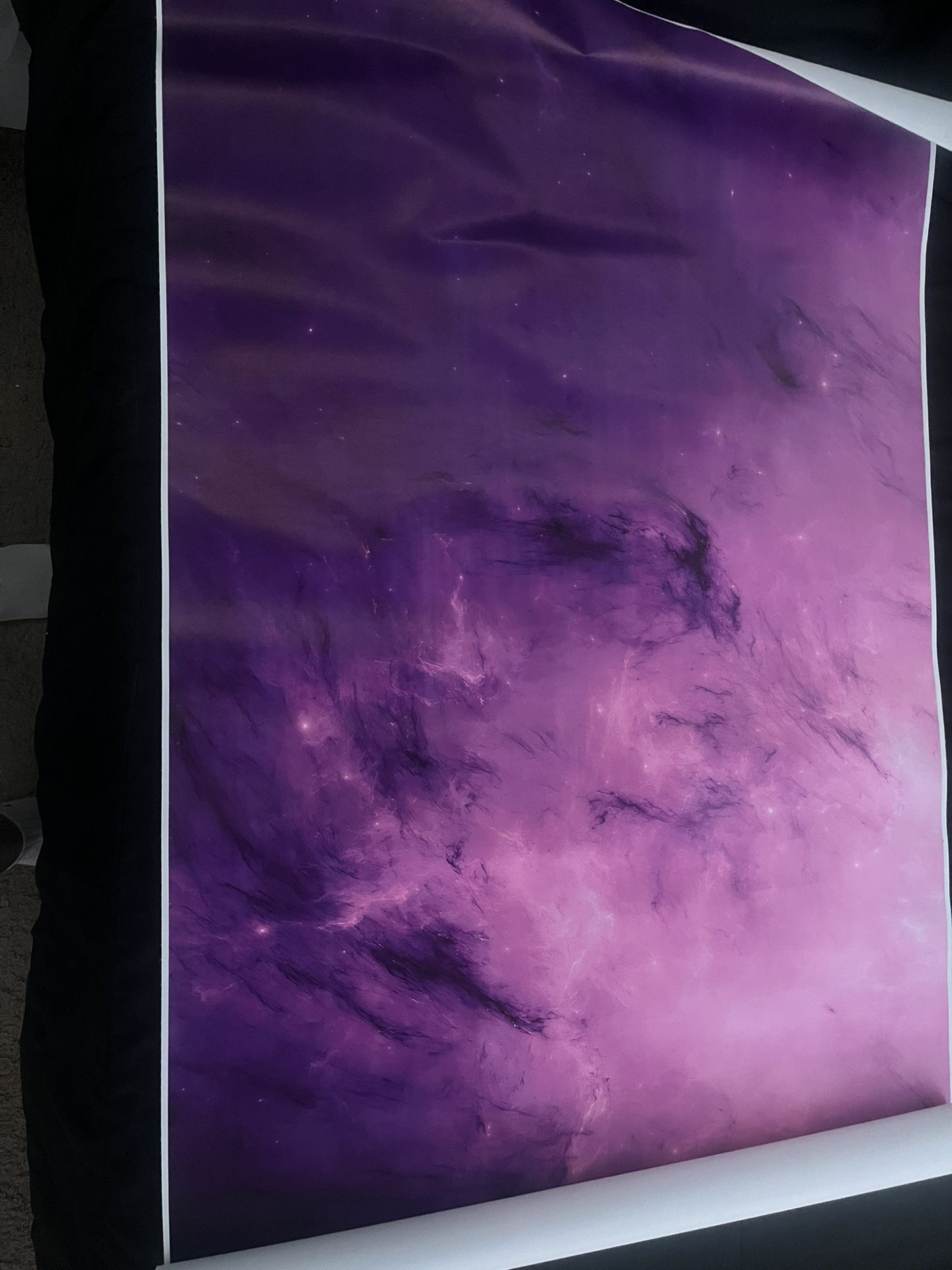 Purple Wall Poster