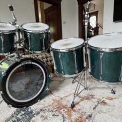 Yamaha BD-922RC Recording Custom Drum set, Cases, Heads, Stands