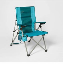 3 position tension recliner outdoor portable camping chair-high backs, steel frame New