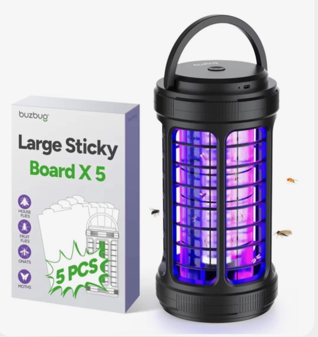 Brand New Indoor Bug/ Fly/ Mosquito/ Gnat Trap With Sticky Boards