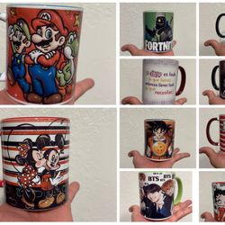 Tazas De 11oz Personalizadas Nuevas A $10 Each 