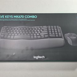 Logitech Wave Keys MK670 Combo Wireless Keyboard