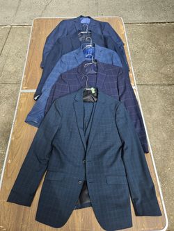 5 used suits size 42L