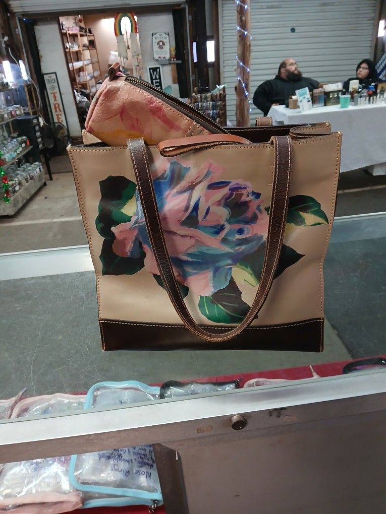 Patricia Nash Purse And Brush Bag