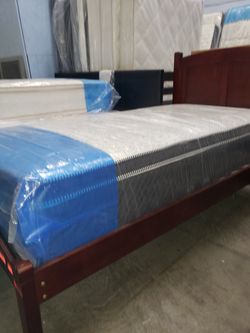 Twin Bed With A Foam Encase Mattress $375