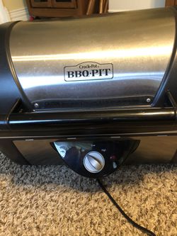 Rival Crock-Pot BBQ Pit Deluxe Slow Cooker Crock-Pit With Rack BB200