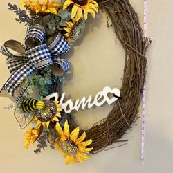 SALE SALE SALE. On All Sunflower Wreaths