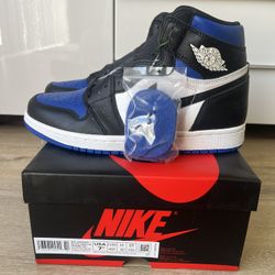 nike jordan 1 high retro royal toe size 7.5 