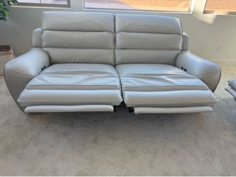 Reclining Leather Sofa Branded Bobs Discount store