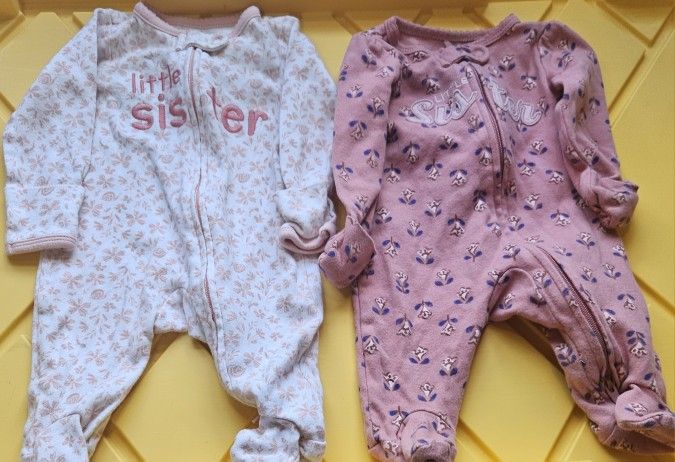 2 Piece Newborn (0M ) Little Sister Sleeper's