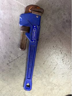 Kobalt OEM 14” Cast Iron Pipe Wrench, Blue