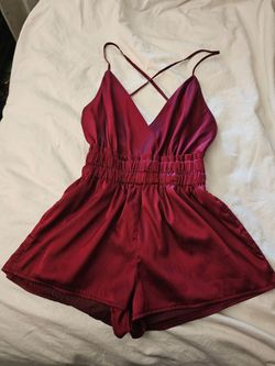 GIA Monae Satin Romper Size Small