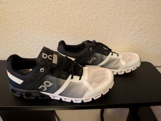 On Running Cloud X Men's Running Shoes - White / Black - Size US 10 .5 used