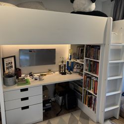 IKEA smstad Twin Bunk Bend With Desk And Drawers 