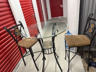 Glass Top table for 2