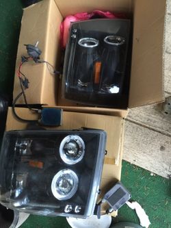 2007-2013 Silverado Halo Headlights