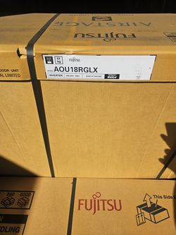 NEW FUJITSU DUCTED INVERTER.1.5 ton/ 18000 btuh