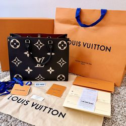 Authentic Louis Vuitton Onthego MM Bag 