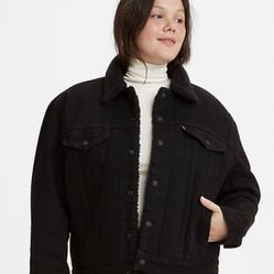 Levi Strauss Ex Boyfriend Sherpa Trucker Jacket