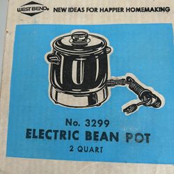 West Bend Electric Bean Pot