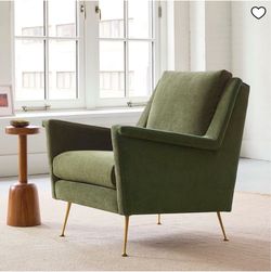 Carlo Mid-Century Chair - Metal Legs - West Elm