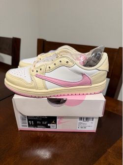 Size 1.5y - Jordan 1 Travis Scott “shy pink”