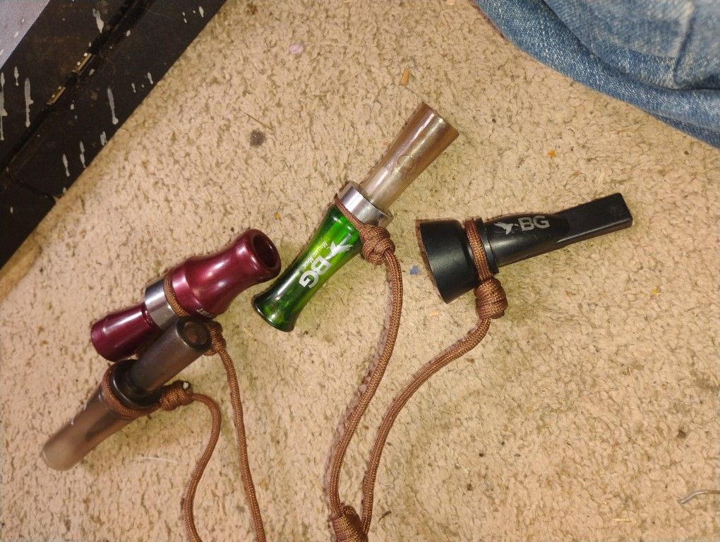 Duck Calls And Lanyard