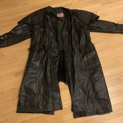 Mens XL Full Length Biker Jacket