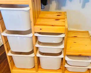 IKEA TROFAST with bins
